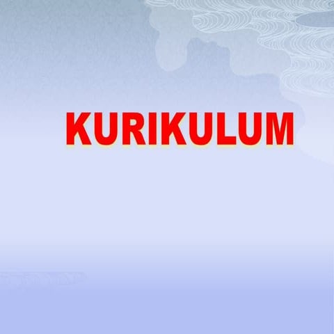 Kurikulum