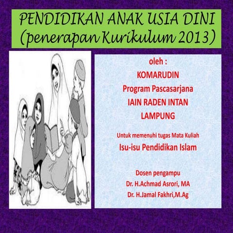 Kurikulum 2013 paud ke blog