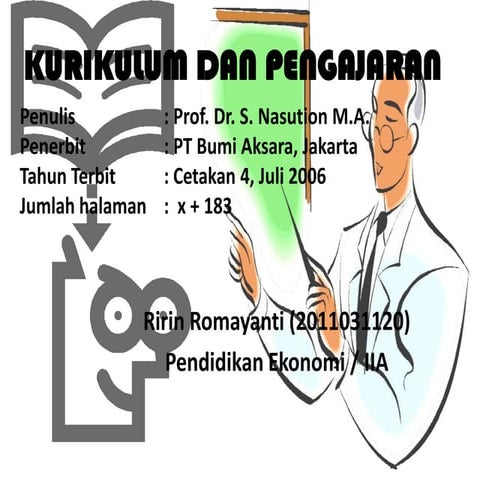 Kurikulum dan pengajaran editan