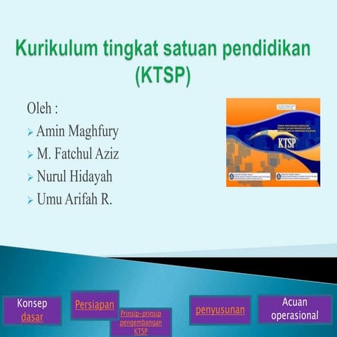 KURIKULUM TINGKAT SATUAN PENDIDIKAN (KTSP).pptx