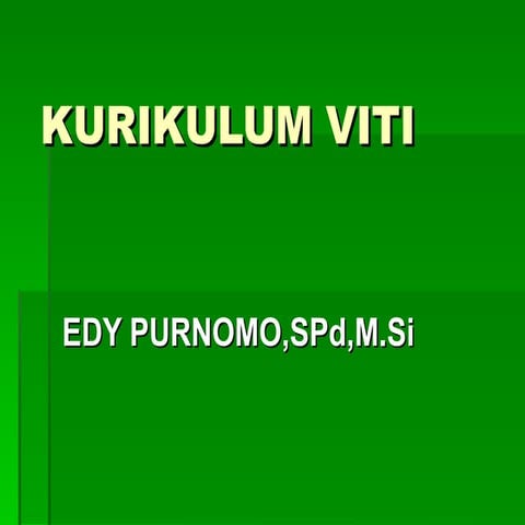 Kurikulum Viti