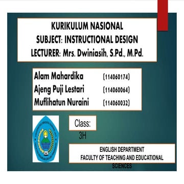 Kurikulum Nasional  (KURNAS)