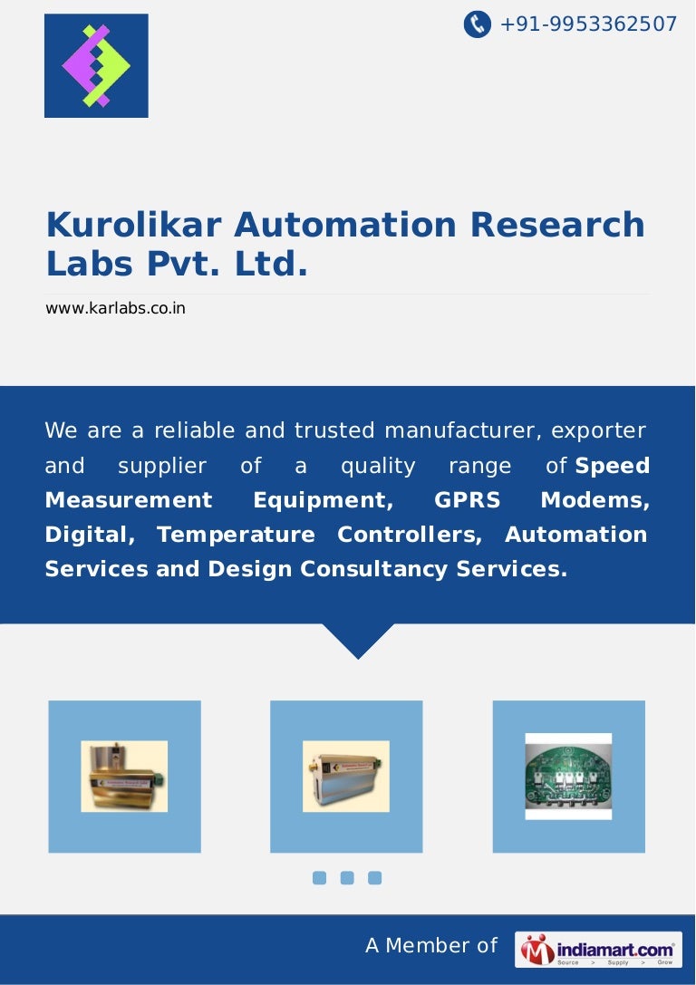 Kurolikar automationresearchlabspvtltd