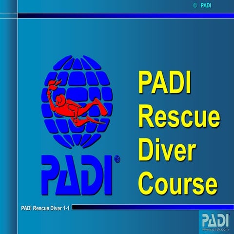 Kurs nurkowania  rescue prezentacja p. mod 1