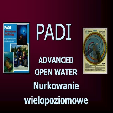 Kurs nurkowy specjalizacja multi level  prezentacja p