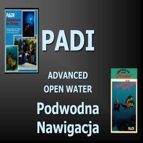 Kurs nurkowy specjalizacja nawigacja podwodna prezentacja p