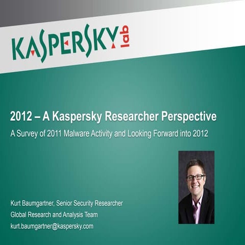 Kaseya Connect 2012 – A Kaspersky Researcher Perspective
