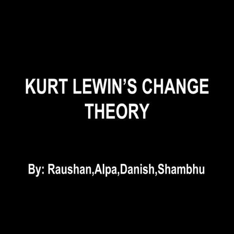 Kurt lewin