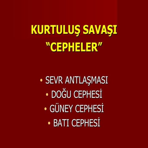 Kurtulussavasindacepheler