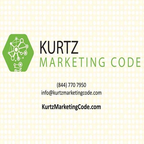 Kurtz Marketing Code LLC Brand Optimization PowerPoint