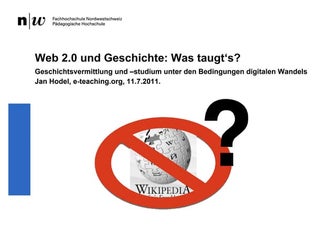Web 2.0 und Geschichte