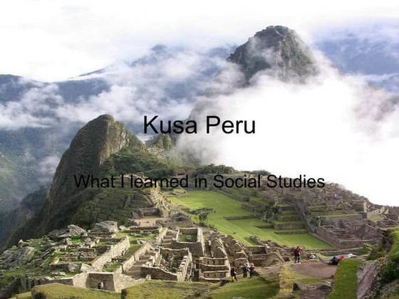 Peru Slide | PPT