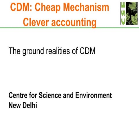 Carbon trading mechanism | PPTX