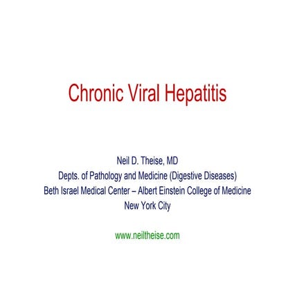 Chronic Viral Hepatitis - Part 1 - Kuwait