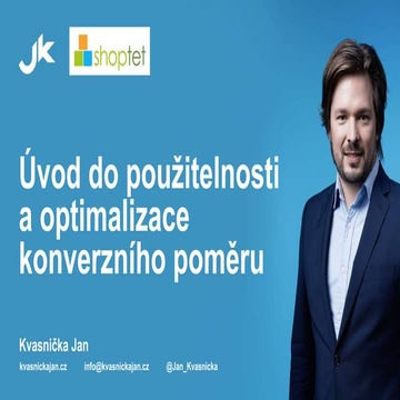 Úvod do použitelnosti a optimalizace konverzního poměru