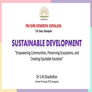 Sustainable Development