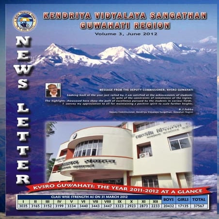 KVSRO GUWAHATI 2011-2012 NEWSLETTER