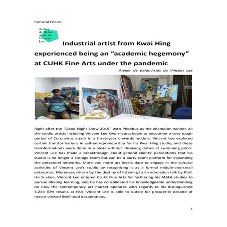 Kwai Hing studio - Triennial Report 2020-2022