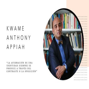 Kwame Anthony Appiah filosofía contemporánea | PDF