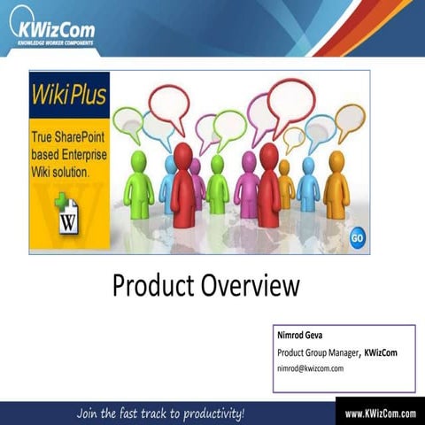 KWizCom sharepoint wiki plus - product overview
