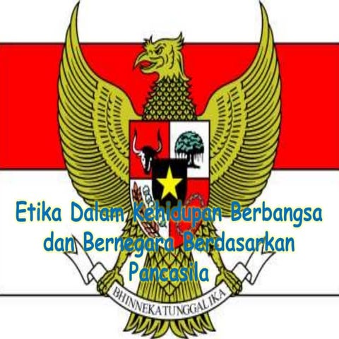 etika berbangsa dan bernegara berdasarkan pancasila