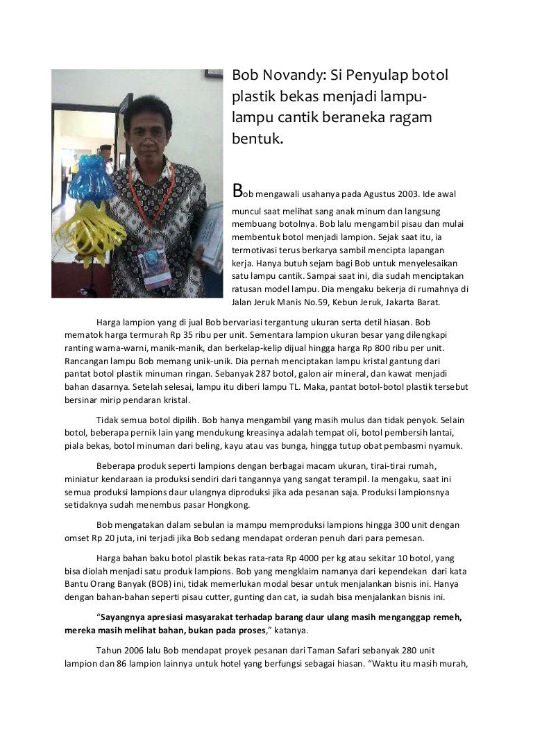 contoh wirausahawan sukses