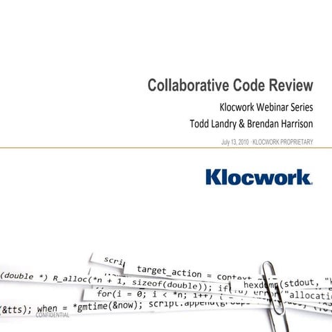 Code Review | 2010
