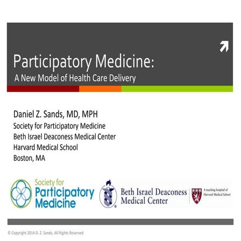 Participatory Medicine: A New Model of Health Care Delivery