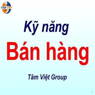 Ky Nang Ban Hang Hieu Qua