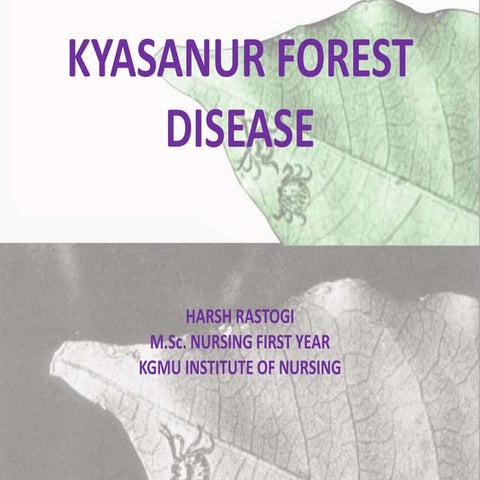 Kyasanur forest disease PPT