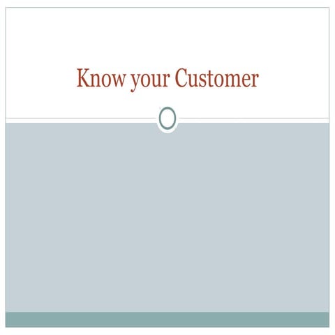 Kyc Know Your Customer