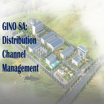 Gino sa distribution channel management