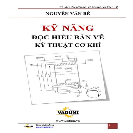 Kỹ năng đọc hiểu bản vẽ cơ khí - VADUNI