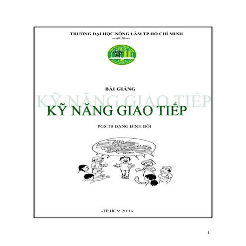 Ky nang giao tiep   pgs. dang dinh boi