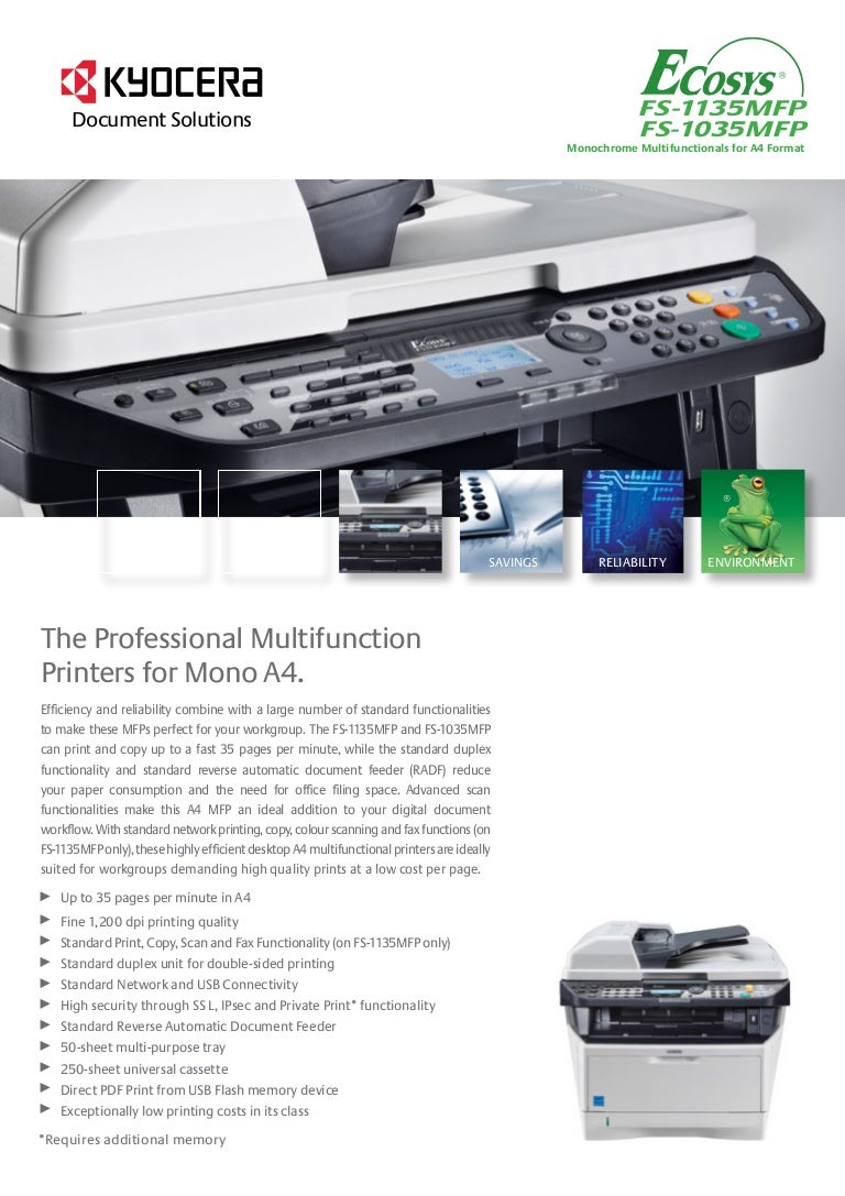 Kyocera fs 1035-mfp