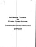 Addressing Concerns on Climate Change Science - NOAA Research