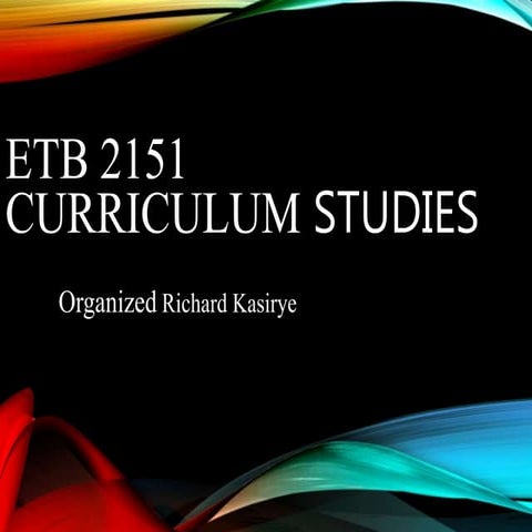 curriculum foundation,design and development