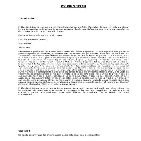 Kyusho jitsu  manual