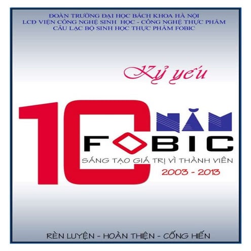 Kỷ yếu 10 năm clb FOBIC (2003-2013)