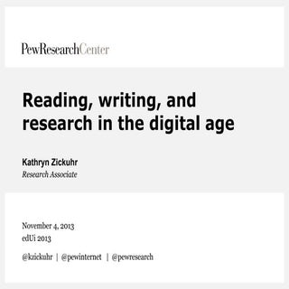 Reading, writing, and research in t...
