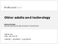 Older adults and technology