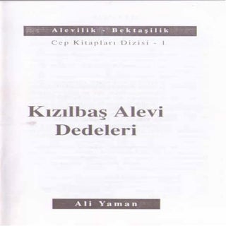 Kızılbas Alevi Dedeleri