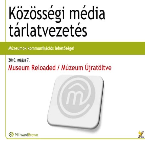 Közösségi média tárlatvezetés