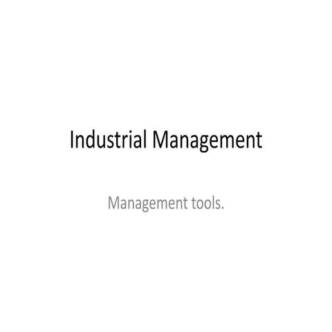 L 05- industrial management