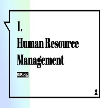 Introduction of HRM chapter -1 (Based on BD university)