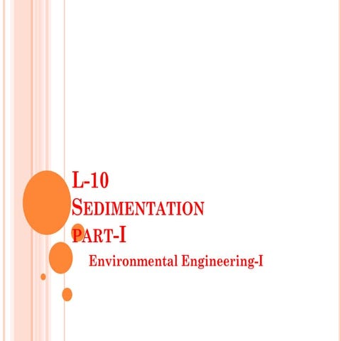 L 10  sedimentation