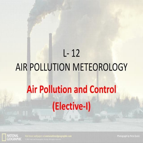 AIR POLLUTION CONTROL L  12 and 13