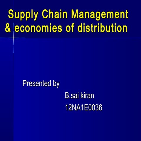 supply chain mgmt