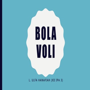 Ppt Tentang Bola Voli