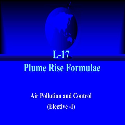 AIR POLLUTION CONTROL  L 18